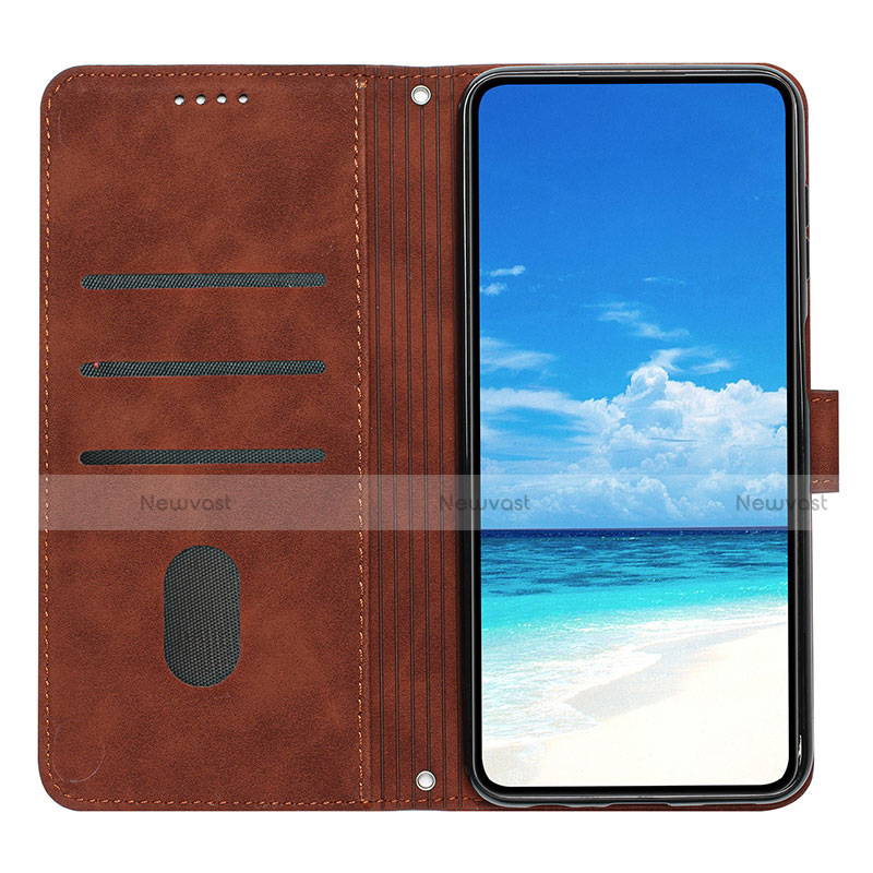 Leather Case Stands Flip Cover Holder Y03X for Motorola Moto G Stylus (2021)