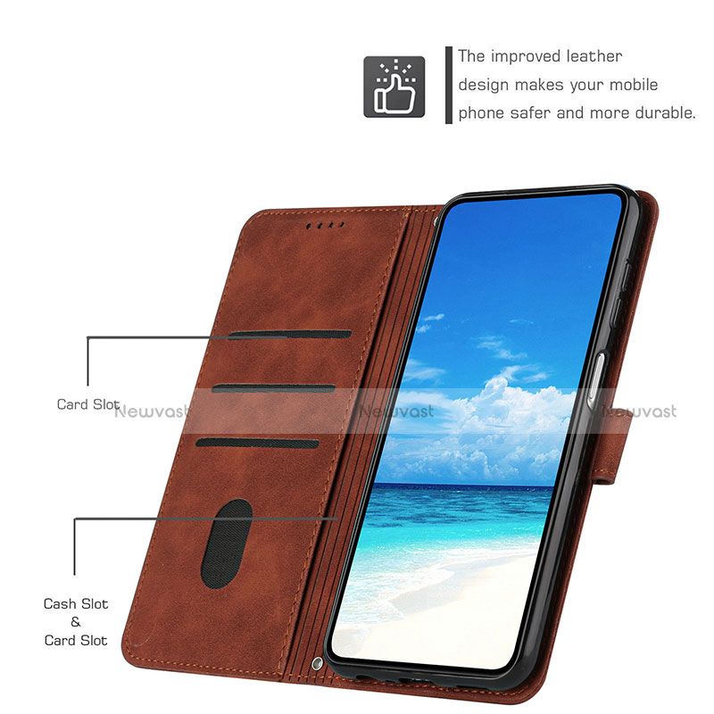 Leather Case Stands Flip Cover Holder Y03X for Motorola Moto G Stylus (2022) 5G