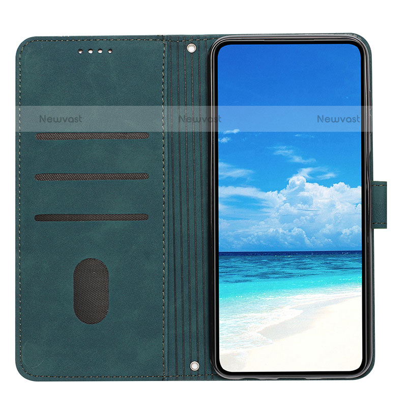 Leather Case Stands Flip Cover Holder Y03X for OnePlus Nord N200 5G