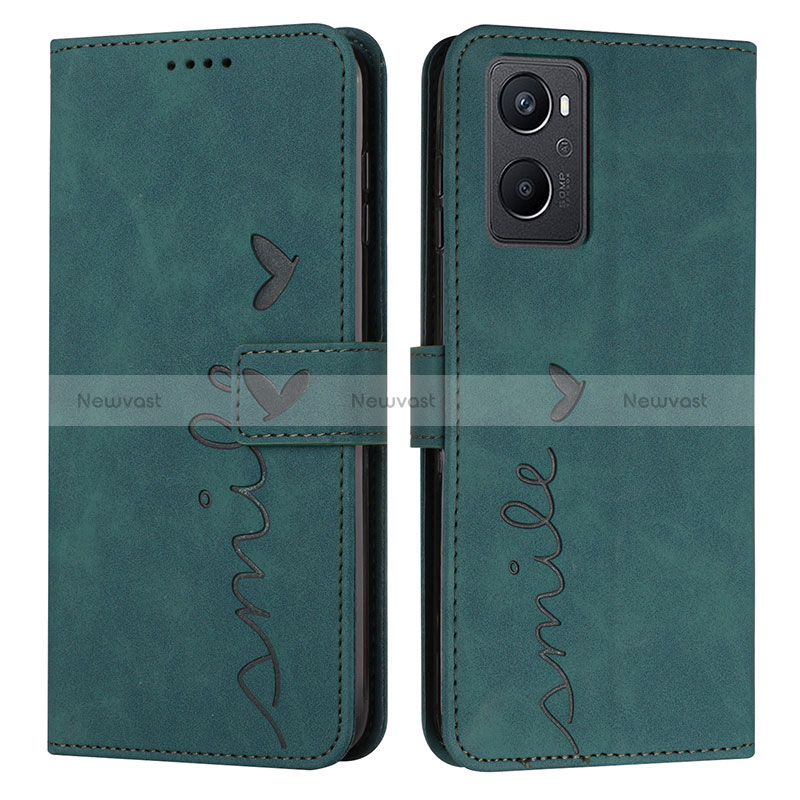 Leather Case Stands Flip Cover Holder Y03X for Oppo A96 4G