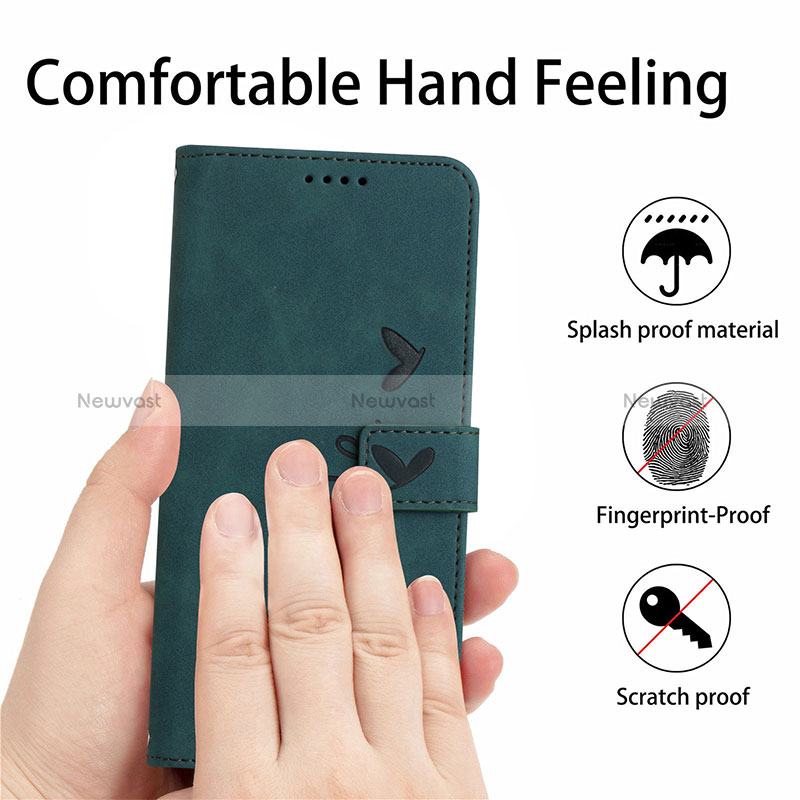 Leather Case Stands Flip Cover Holder Y03X for Oppo Find X5 5G