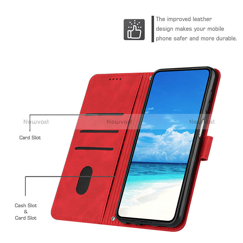 Leather Case Stands Flip Cover Holder Y03X for Realme 9 Pro 5G
