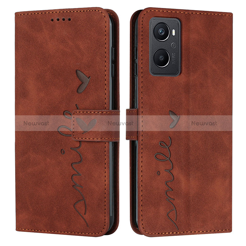 Leather Case Stands Flip Cover Holder Y03X for Realme 9i 4G
