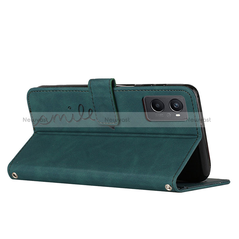 Leather Case Stands Flip Cover Holder Y03X for Realme 9i 4G