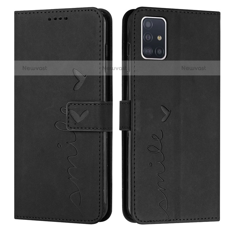 Leather Case Stands Flip Cover Holder Y03X for Samsung Galaxy A51 4G