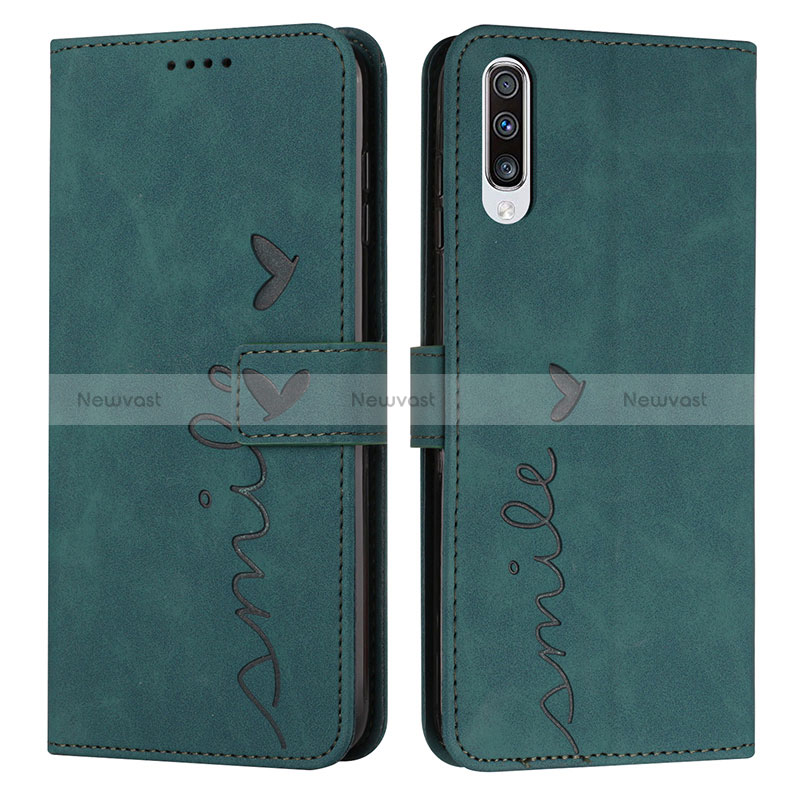 Leather Case Stands Flip Cover Holder Y03X for Samsung Galaxy A70