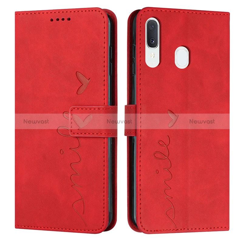 Leather Case Stands Flip Cover Holder Y03X for Samsung Galaxy M10S