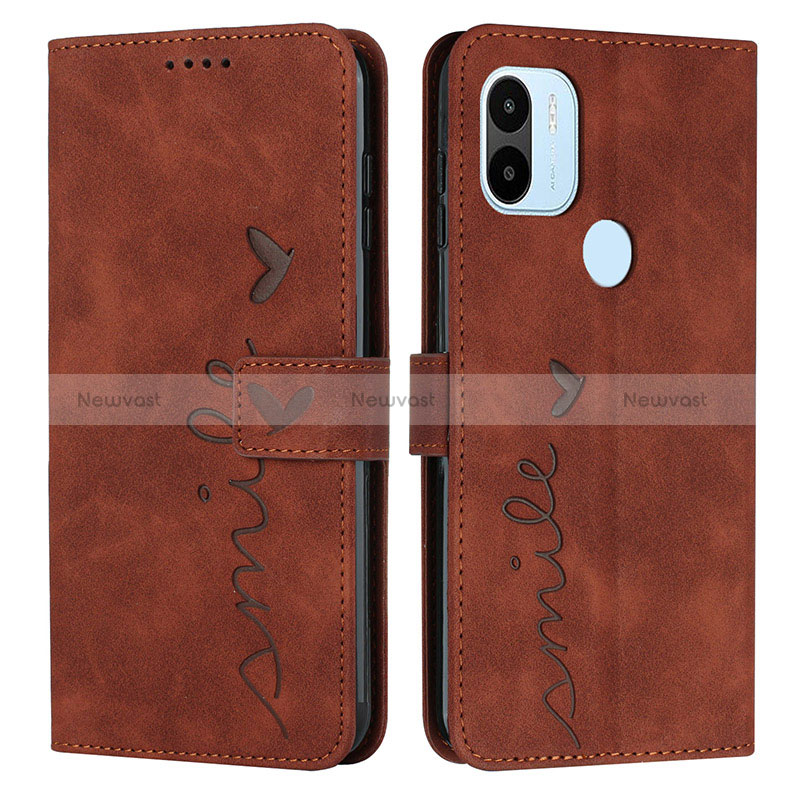 Leather Case Stands Flip Cover Holder Y03X for Xiaomi Redmi A1 Plus