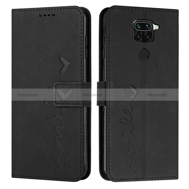 Leather Case Stands Flip Cover Holder Y03X for Xiaomi Redmi Note 9