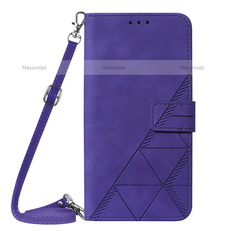 Leather Case Stands Flip Cover Holder Y04B for Samsung Galaxy M11
