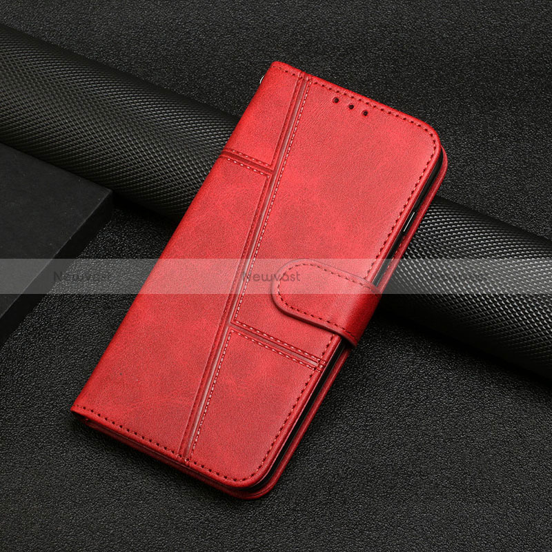 Leather Case Stands Flip Cover Holder Y04X for Motorola Moto E32