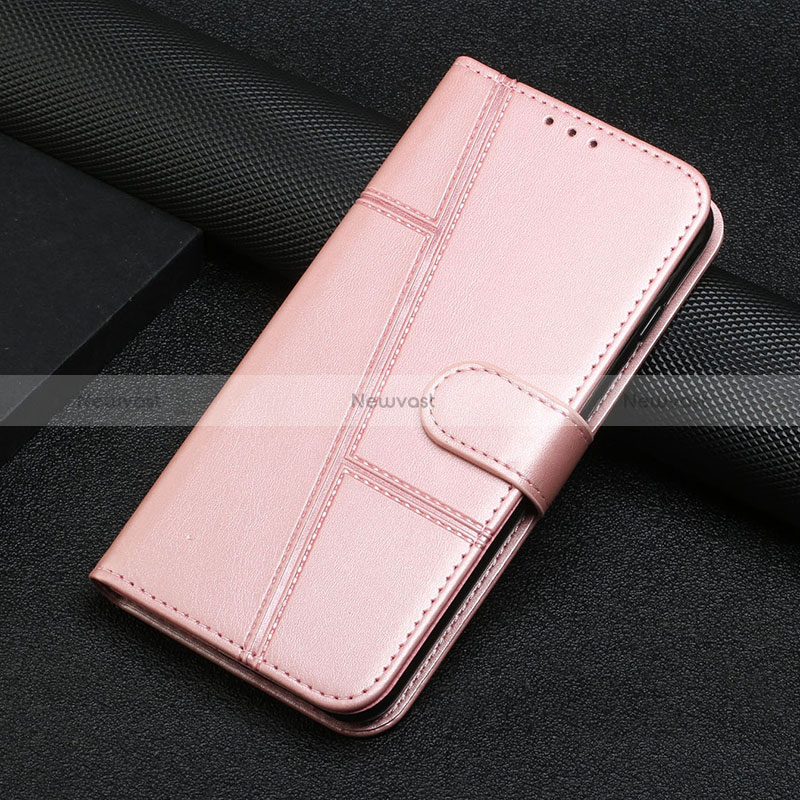 Leather Case Stands Flip Cover Holder Y04X for Motorola Moto E32