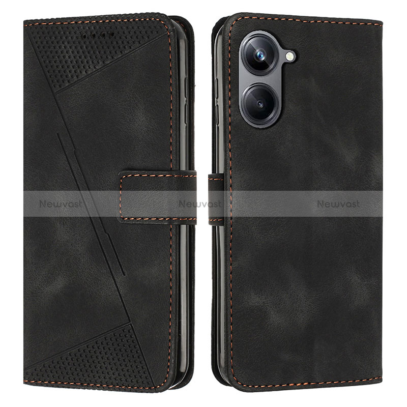 Leather Case Stands Flip Cover Holder Y04X for Realme 10 Pro 5G
