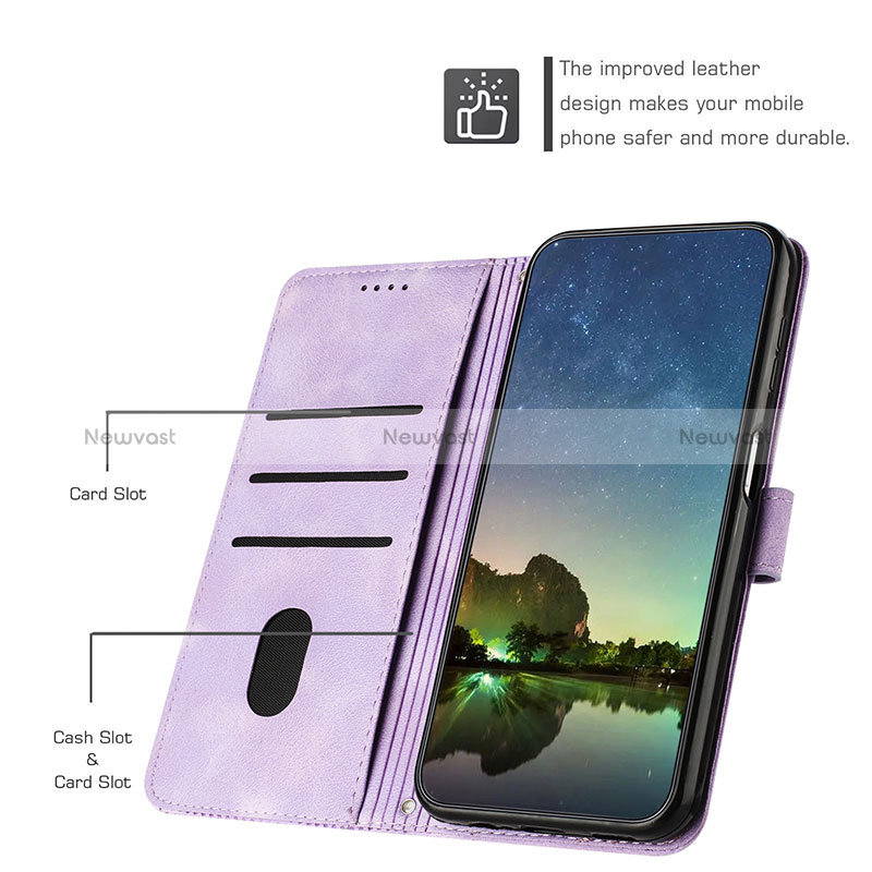 Leather Case Stands Flip Cover Holder Y04X for Realme 10 Pro 5G