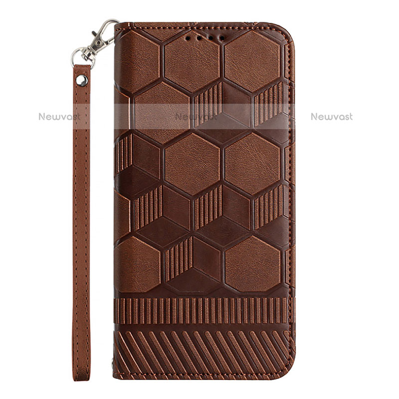 Leather Case Stands Flip Cover Holder Y05B for Samsung Galaxy A02s