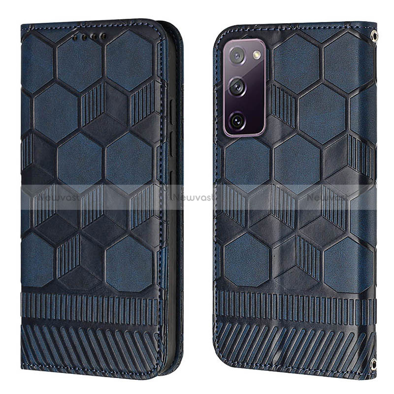 Leather Case Stands Flip Cover Holder Y05B for Samsung Galaxy S20 FE 4G