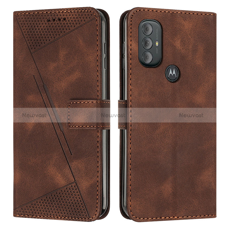 Leather Case Stands Flip Cover Holder Y07X for Motorola Moto G Power (2022)