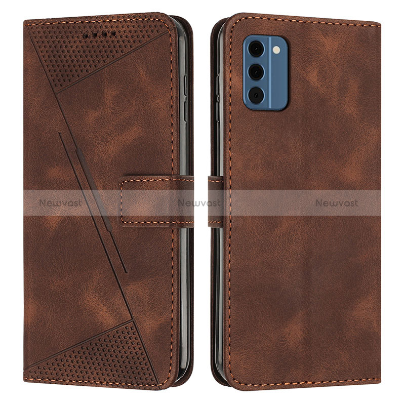 Leather Case Stands Flip Cover Holder Y07X for Nokia C300