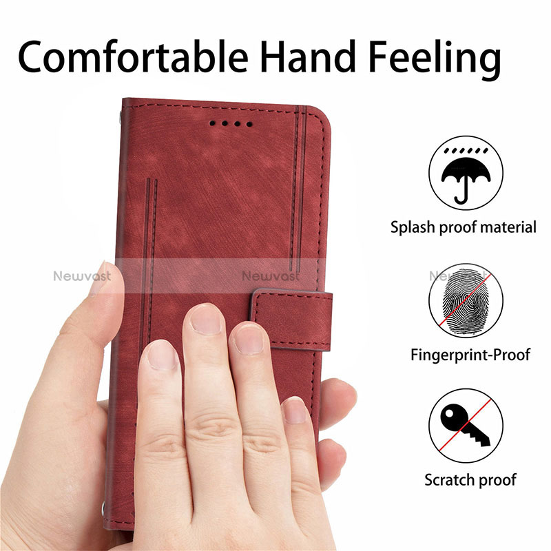 Leather Case Stands Flip Cover Holder Y07X for Realme 10 Pro+ Plus 5G