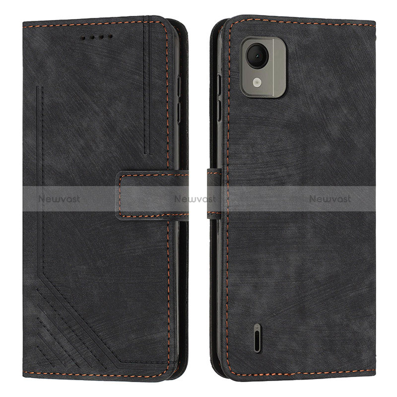 Leather Case Stands Flip Cover Holder Y08X for Nokia C110