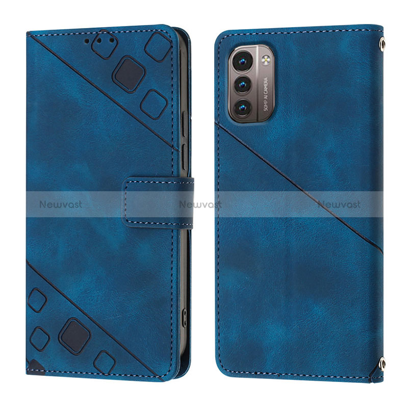 Leather Case Stands Flip Cover Holder YB1 for Nokia G11