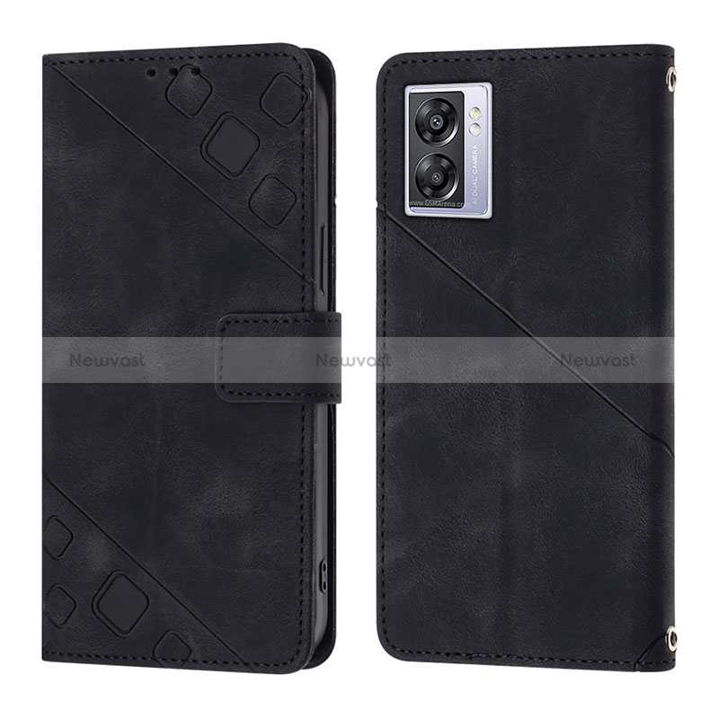 Leather Case Stands Flip Cover Holder YB1 for OnePlus Nord N300 5G