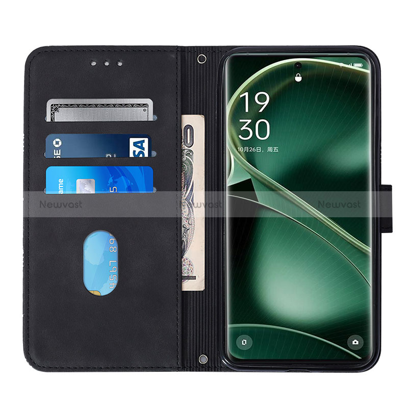 Leather Case Stands Flip Cover Holder YB1 for Oppo Find X6 5G