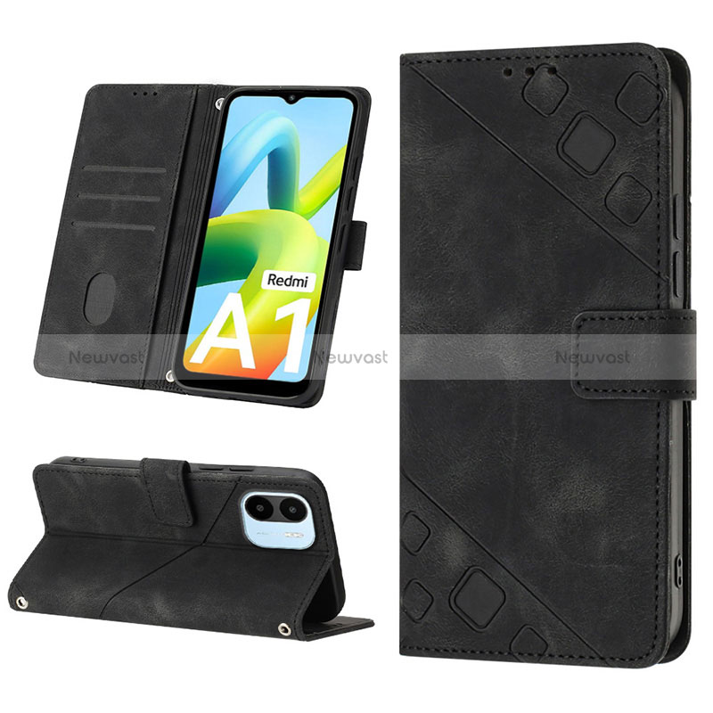 Leather Case Stands Flip Cover Holder YB1 for Xiaomi Redmi A1