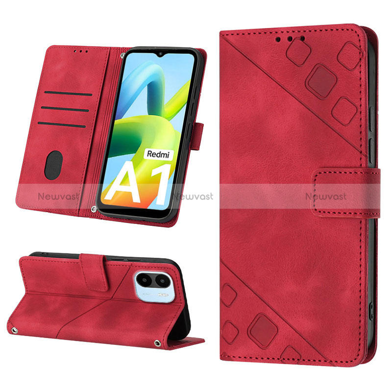 Leather Case Stands Flip Cover Holder YB2 for Xiaomi Redmi A1