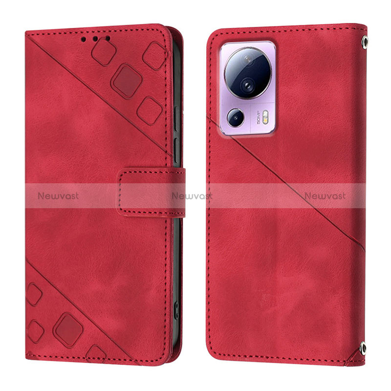 Leather Case Stands Flip Cover Holder YB3 for Xiaomi Mi 12 Lite NE 5G