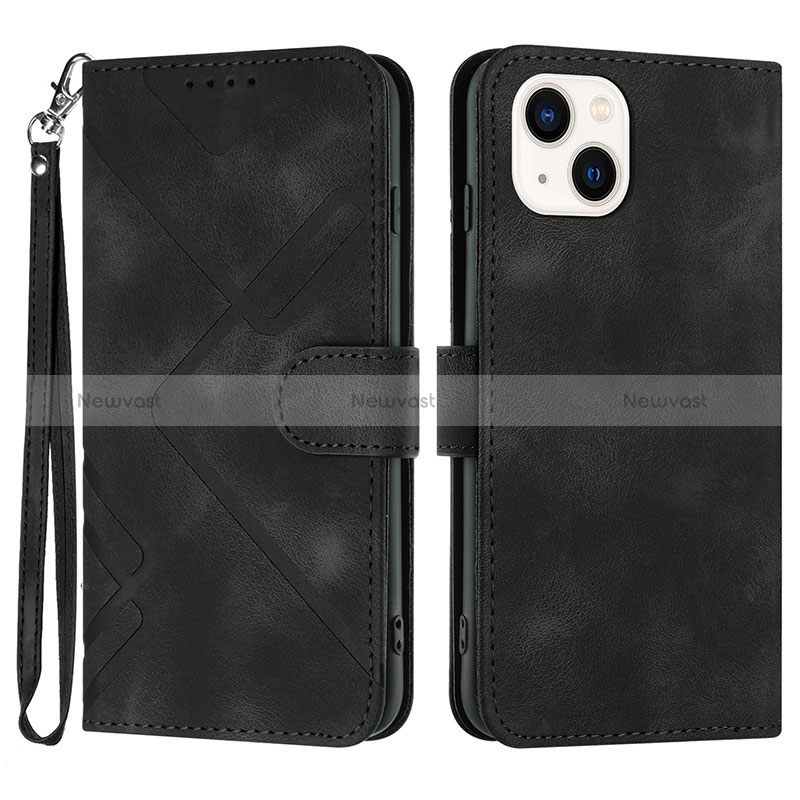 Leather Case Stands Flip Cover Holder YX1 for Apple iPhone 13