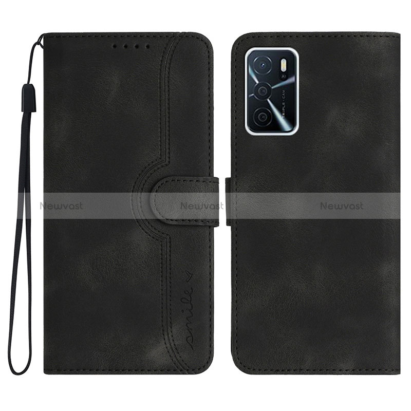 Leather Case Stands Flip Cover Holder YX1 for Oppo A16