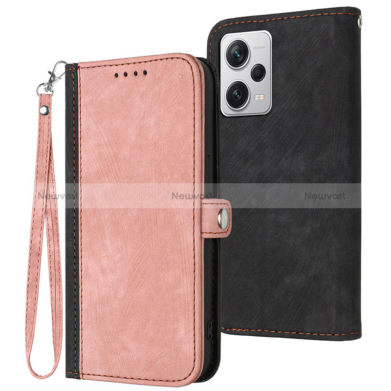 Leather Case Stands Flip Cover Holder YX1 for Xiaomi Redmi Note 12 Pro 5G