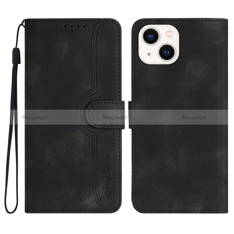 Leather Case Stands Flip Cover Holder YX2 for Apple iPhone 13