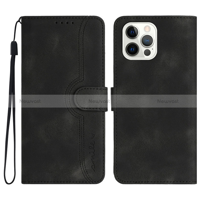 Leather Case Stands Flip Cover Holder YX2 for Apple iPhone 13 Pro