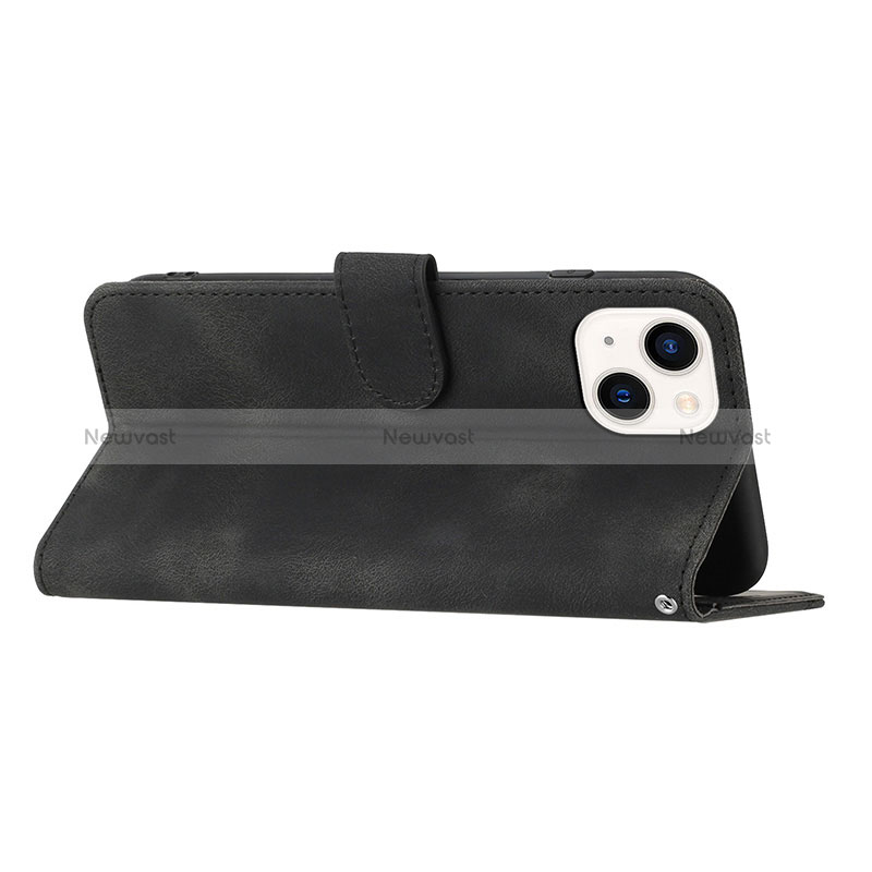 Leather Case Stands Flip Cover Holder YX2 for Apple iPhone 14