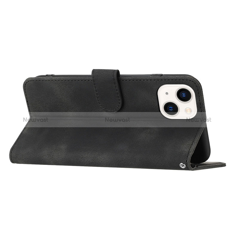 Leather Case Stands Flip Cover Holder YX2 for Apple iPhone 14 Plus