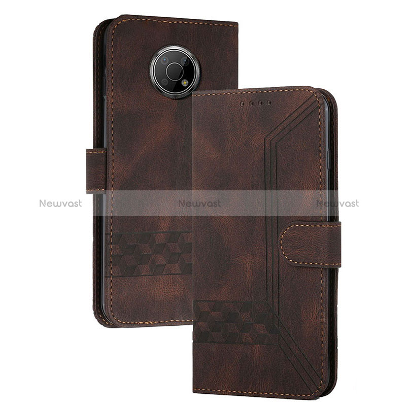 Leather Case Stands Flip Cover Holder YX2 for Nokia G30