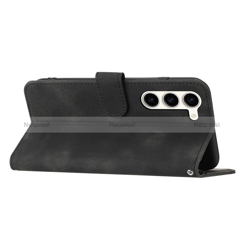 Leather Case Stands Flip Cover Holder YX2 for Samsung Galaxy S22 5G