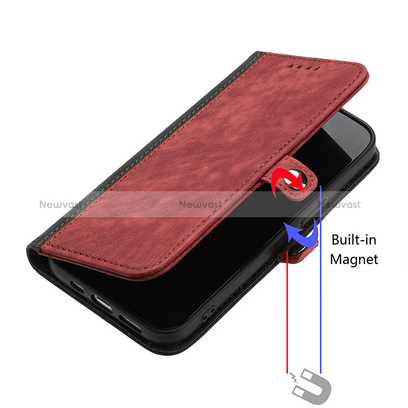 Leather Case Stands Flip Cover Holder YX5 for Apple iPhone 13 Pro Max