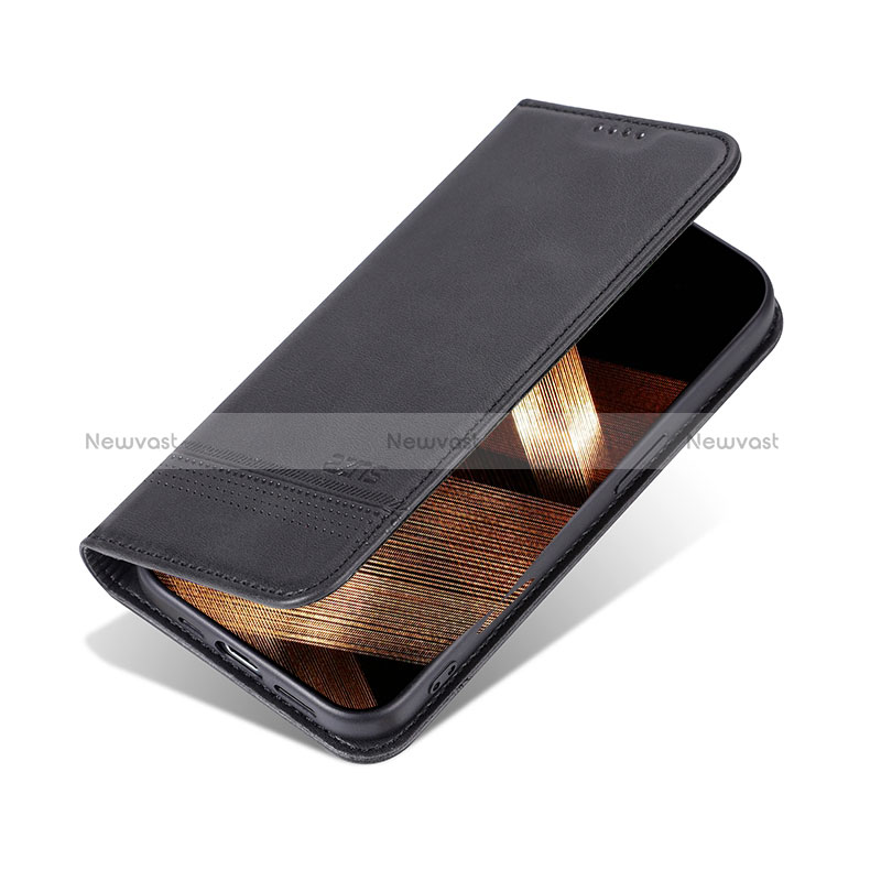 Leather Case Stands Flip Cover Holder YZ1 for Apple iPhone 14 Pro