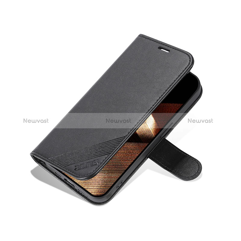 Leather Case Stands Flip Cover Holder YZ3 for Apple iPhone 14 Pro