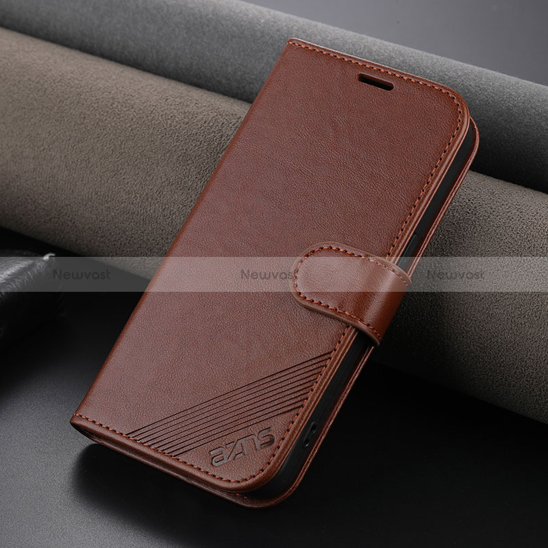 Leather Case Stands Flip Cover Holder YZ3 for Apple iPhone 14 Pro Max
