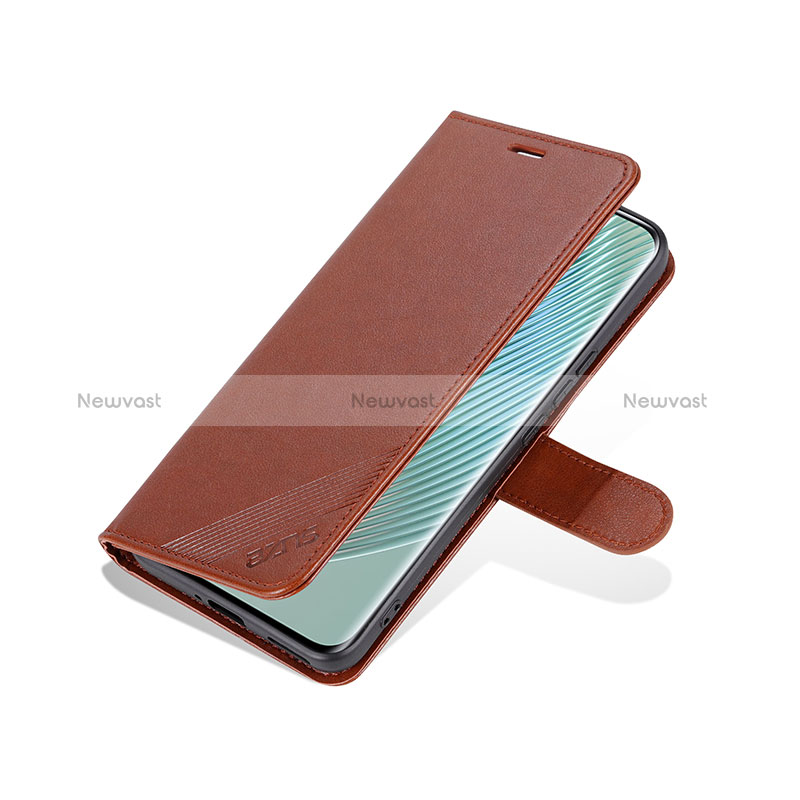 Leather Case Stands Flip Cover Holder YZ4 for Huawei Honor Magic5 Pro 5G