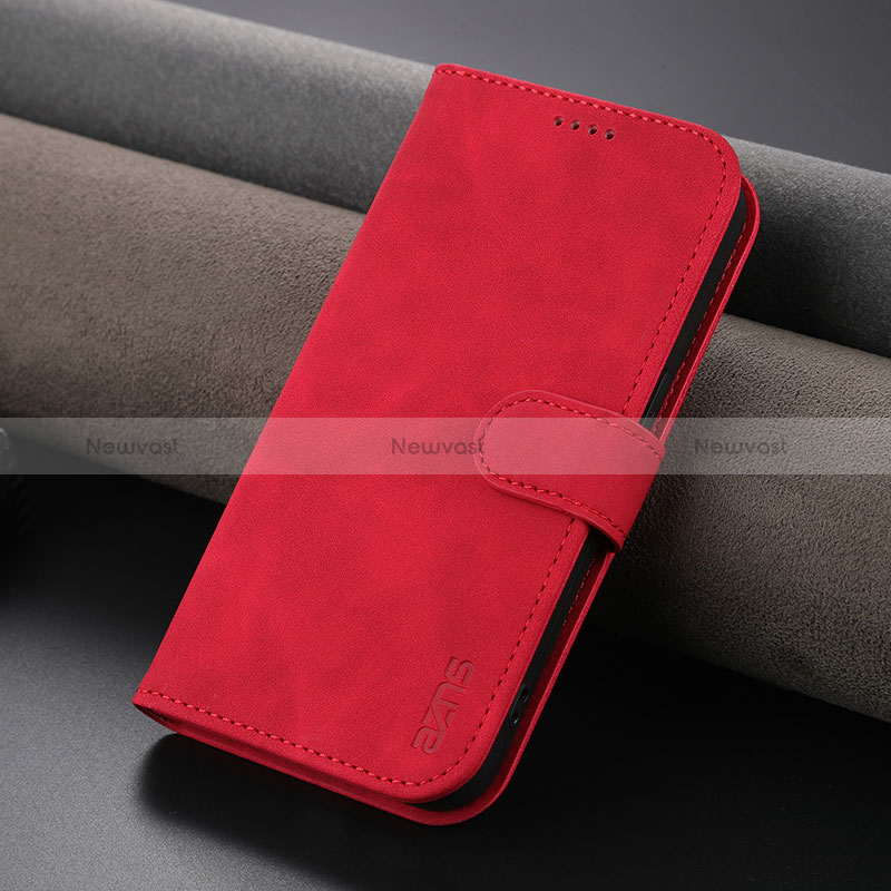 Leather Case Stands Flip Cover Holder YZ5 for Apple iPhone 15 Pro Max