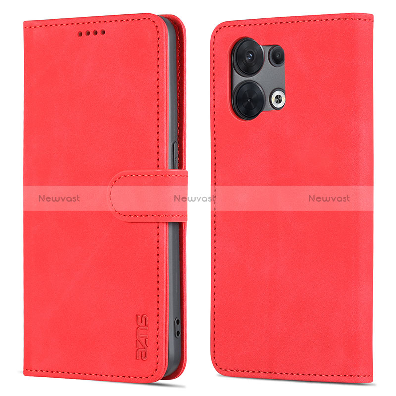 Leather Case Stands Flip Cover Holder YZ5 for Oppo Reno9 5G