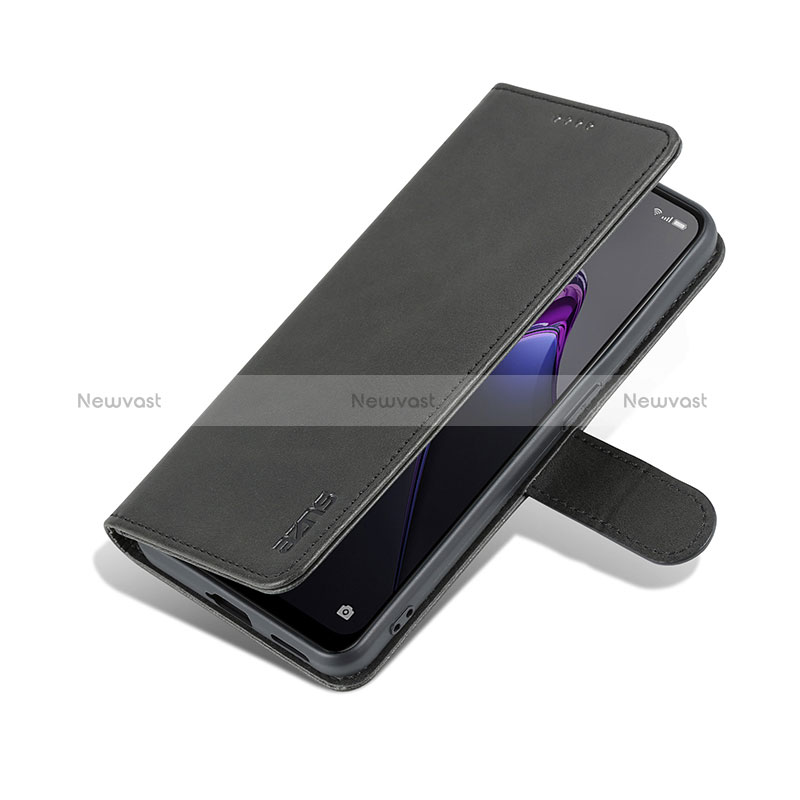 Leather Case Stands Flip Cover Holder YZ5 for Oppo Reno9 5G