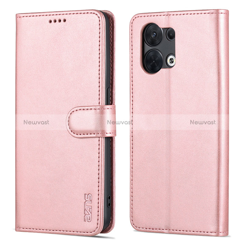 Leather Case Stands Flip Cover Holder YZ5 for Oppo Reno9 Pro 5G