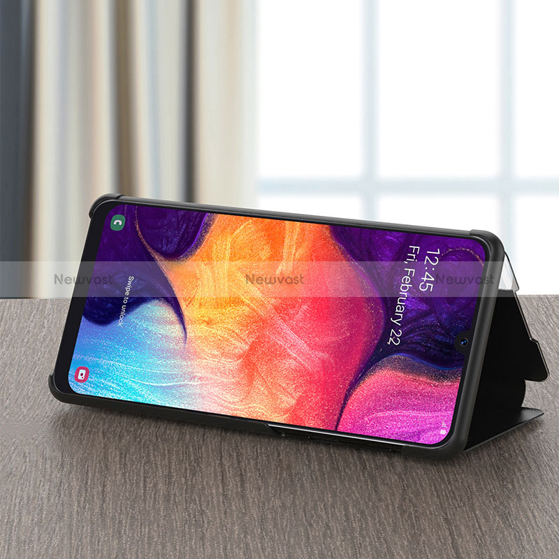 Leather Case Stands Flip Cover Holder ZL2 for Samsung Galaxy A50S