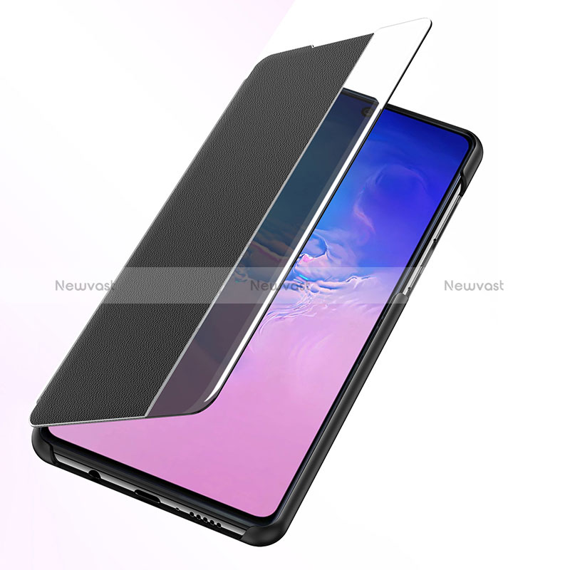 Leather Case Stands Flip Cover Holder ZL2 for Samsung Galaxy S10 Lite